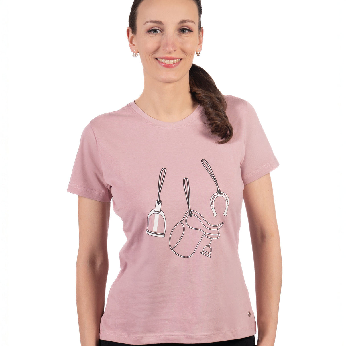 HKM T-Shirt -Elements- #colour_antique-pink