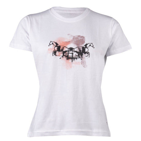 HKM T-Shirt -Running Horse- #colour_white