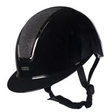 HKM Riding Helmet -Lady Shield Brillant- #colour_black-silver