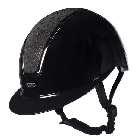 HKM Riding Helmet -Lady Shield Brillant- #colour_black-silver