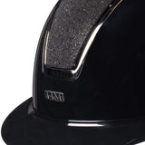 HKM Riding Helmet -Lady Shield Brillant- #colour_black-silver