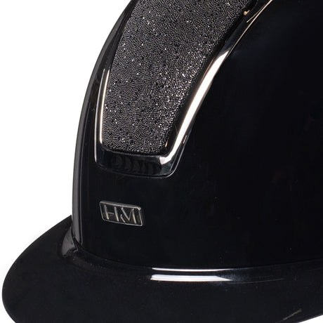 HKM Riding Helmet -Lady Shield Brillant- #colour_black-silver
