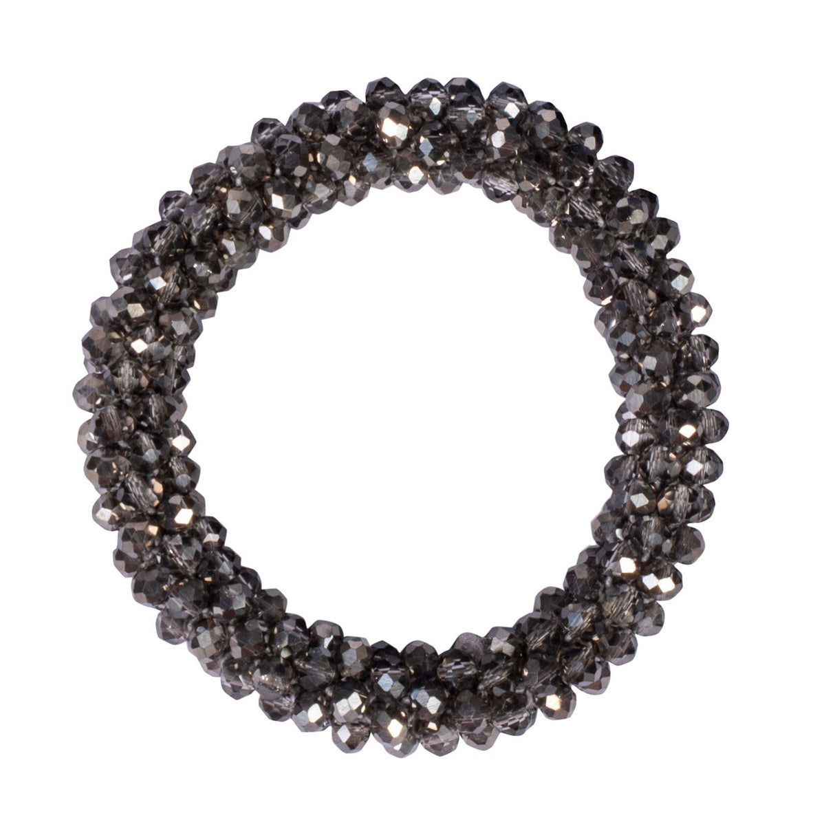 HKM Hair Ribbon -Crystal- #colour_silver