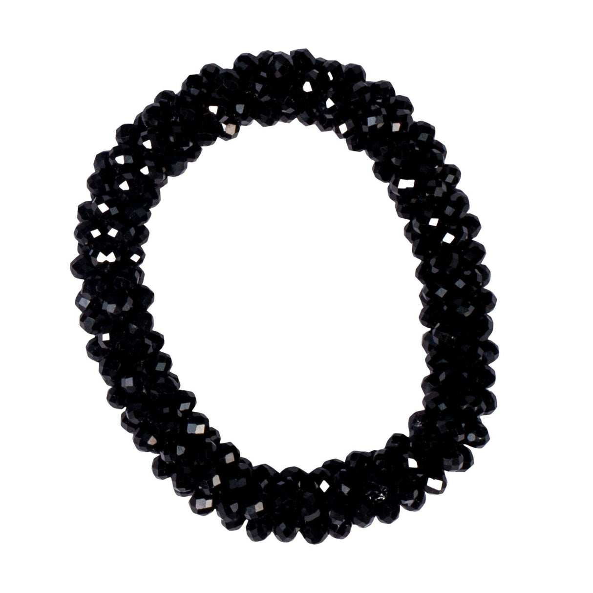 HKM Hair Ribbon -Crystal- #colour_black