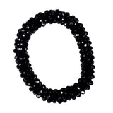 HKM Hair Ribbon -Crystal- #colour_black