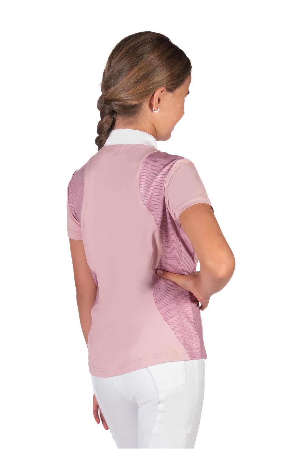HKM Competition Shirt -Glam Kids- #colour_antique-pink