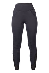 HKM Ladies Silicone Full Seat Riding Leggings -Tammy- #colour_deep-blue