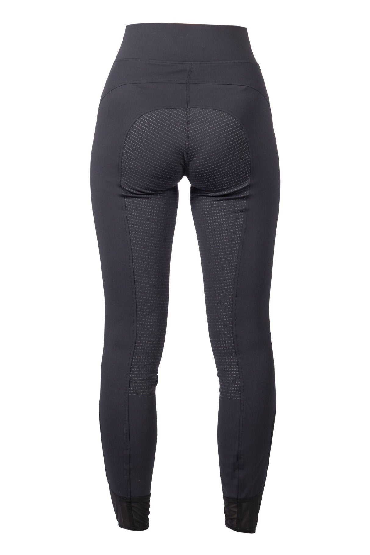 HKM Ladies Silicone Full Seat Riding Leggings -Tammy- #colour_deep-blue