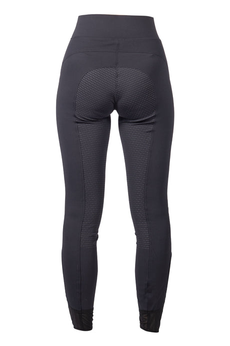HKM Ladies Silicone Full Seat Riding Leggings -Tammy- #colour_deep-blue