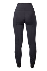 HKM Ladies Silicone Knee Patch Riding Leggings -Tammy- #colour_deep-blue