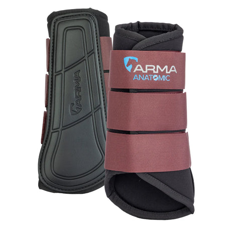 Shires ARMA Neoprene Brushing Boots #colour_black-cherry