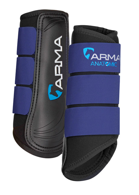 Shires ARMA Neoprene Brushing Boots #colour_navy