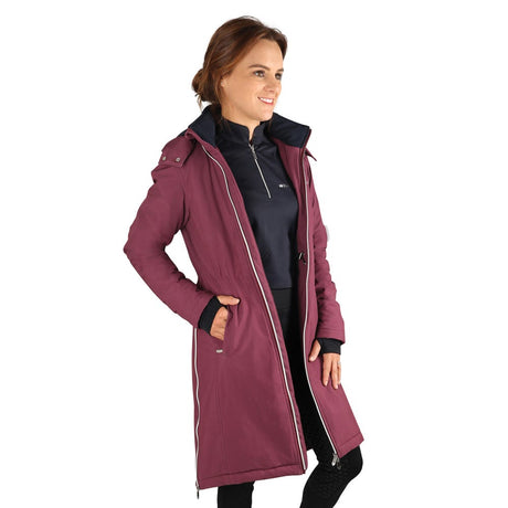 Hy Equestrian Synergy Guard Waterproof Coat #colour_navy