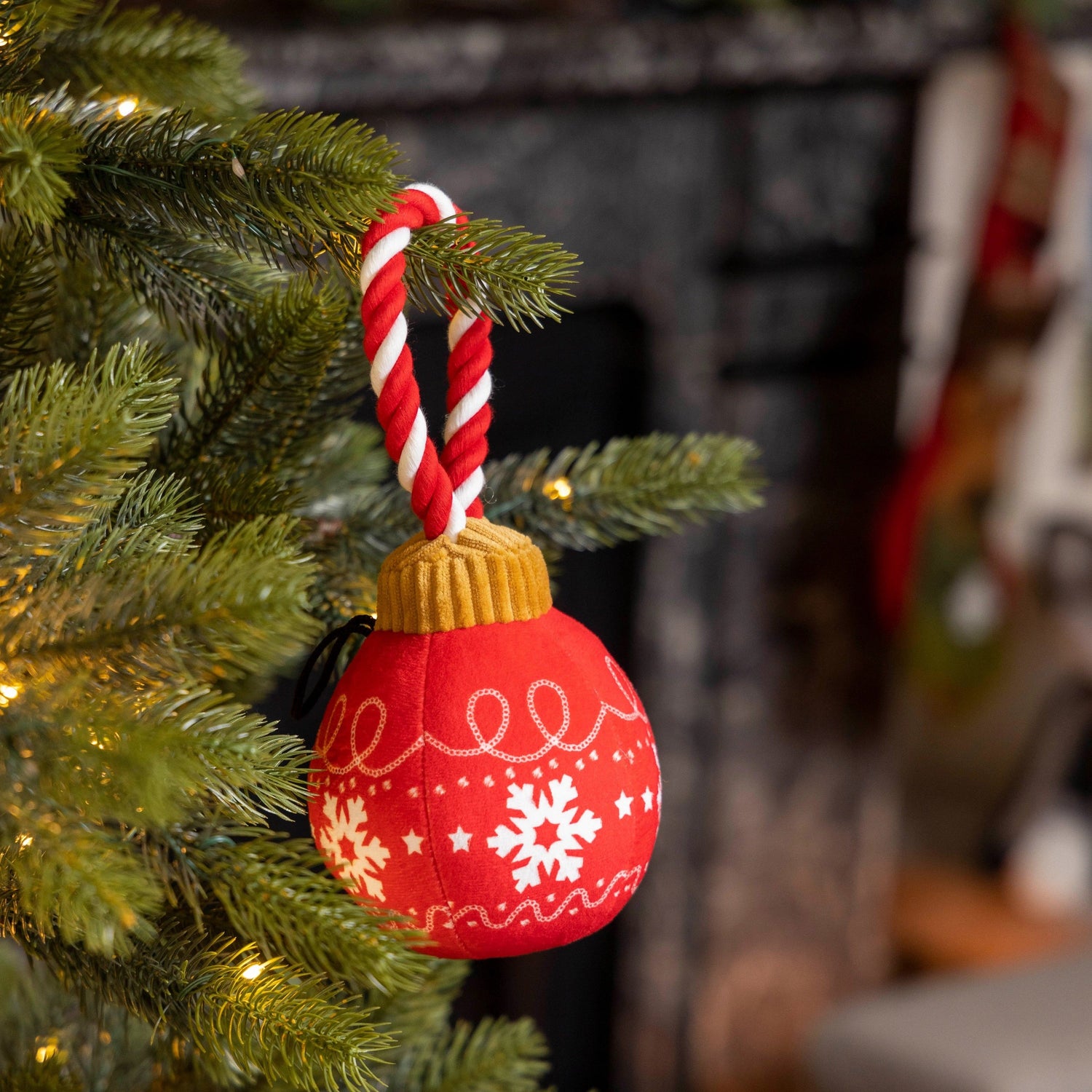 House of Paws Christmas Rope Toy #style_christmas-bauble