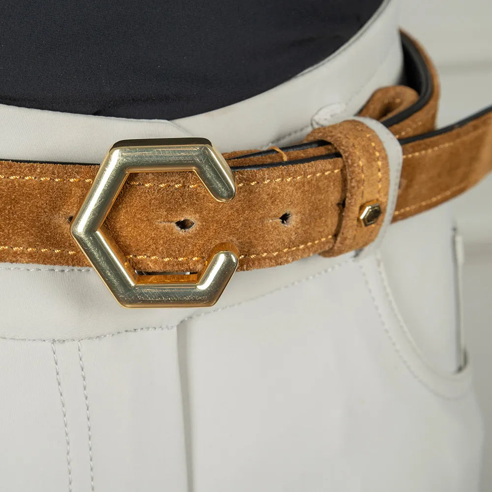 Coldstream Roxburgh Suede Belt #colour_tan