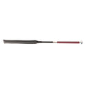 Hy Equestrian Legal Jump Bat with Braided Handle #colour_black-burgundy
