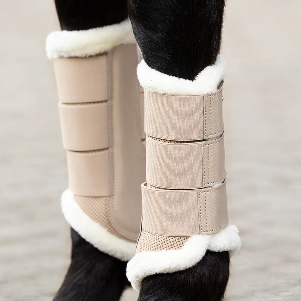 Coldstream Gordon C-Flex Air Flow Brushing Boots #colour_latte