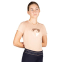 Hy Equestrian Elevate Allure Mizs T-Shirt #colour_maple-sugar
