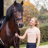 Hy Equestrian Ladies Elevate Allure T-Shirt #colour_maple-sugar