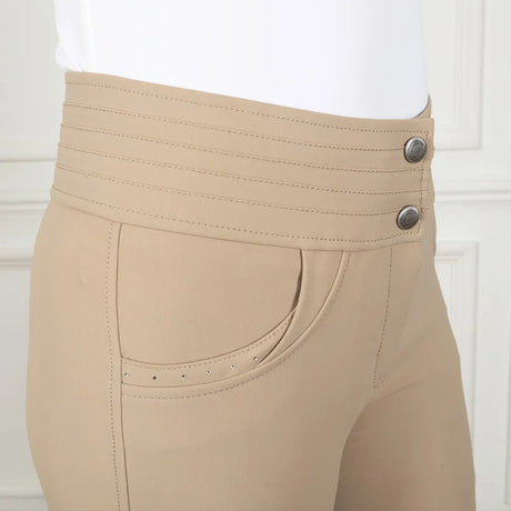 Coldstream Fenham Diamante Breeches #colour_taupe
