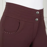 Coldstream Fenham Diamante Breeches #colour_bordeaux