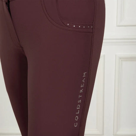 Coldstream Fenham Diamante Breeches #colour_bordeaux
