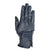 Hy Equestrian Children's Shimmer Riding Gloves #colour_navy-with-navy-silver-diamantes