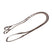 ProPresicce Pollice Magna Grip Rubber Reins by Hy Equestrian #colour_brown