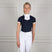 Coldstream Roslin Ruffled Crystal Show Shirt #colour_navy