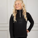 Coldstream Next Generation Hamilton Sparkle Quarter Zip #colour_black