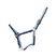 Hy Equestrian Trinity Head Collar #colour_navy-blue-light-blue