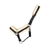 Hy Equestrian Luxury Faux Fur Head Collar #colour_black