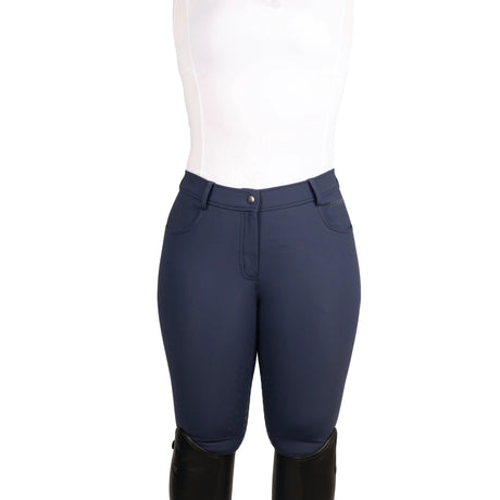 Hy Equestrian Elevate Oakham Breeches #colour_midnight-blue