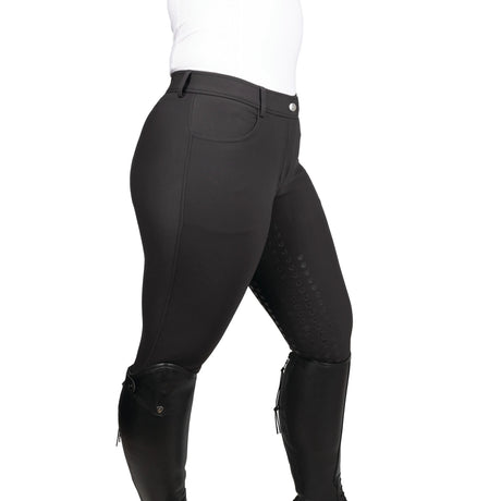 Hy Equestrian Elevate Oakham Breeches #colour_meteorite