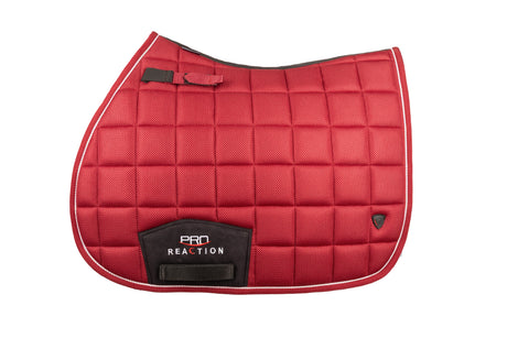 Hy Equestrian Pro Reaction 3D Mesh GP Saddle Pad #colour_french-merlot