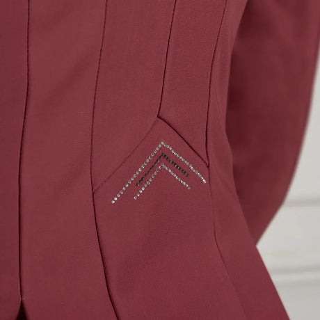 Coldstream Harthill Diamante Show Jacket #colour_windsor-wine