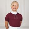 Coldstream Next Generation Harthill Diamante Show Shirt #colour_windsor-wine