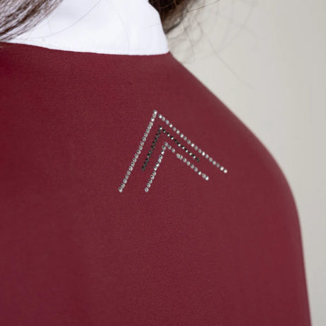 Coldstream Harthill Diamante Show Shirt #colour_windsor-wine