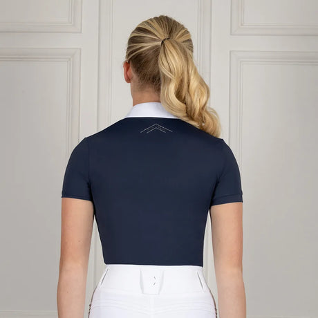 Coldstream Harthill Diamante Show Shirt #colour_navy