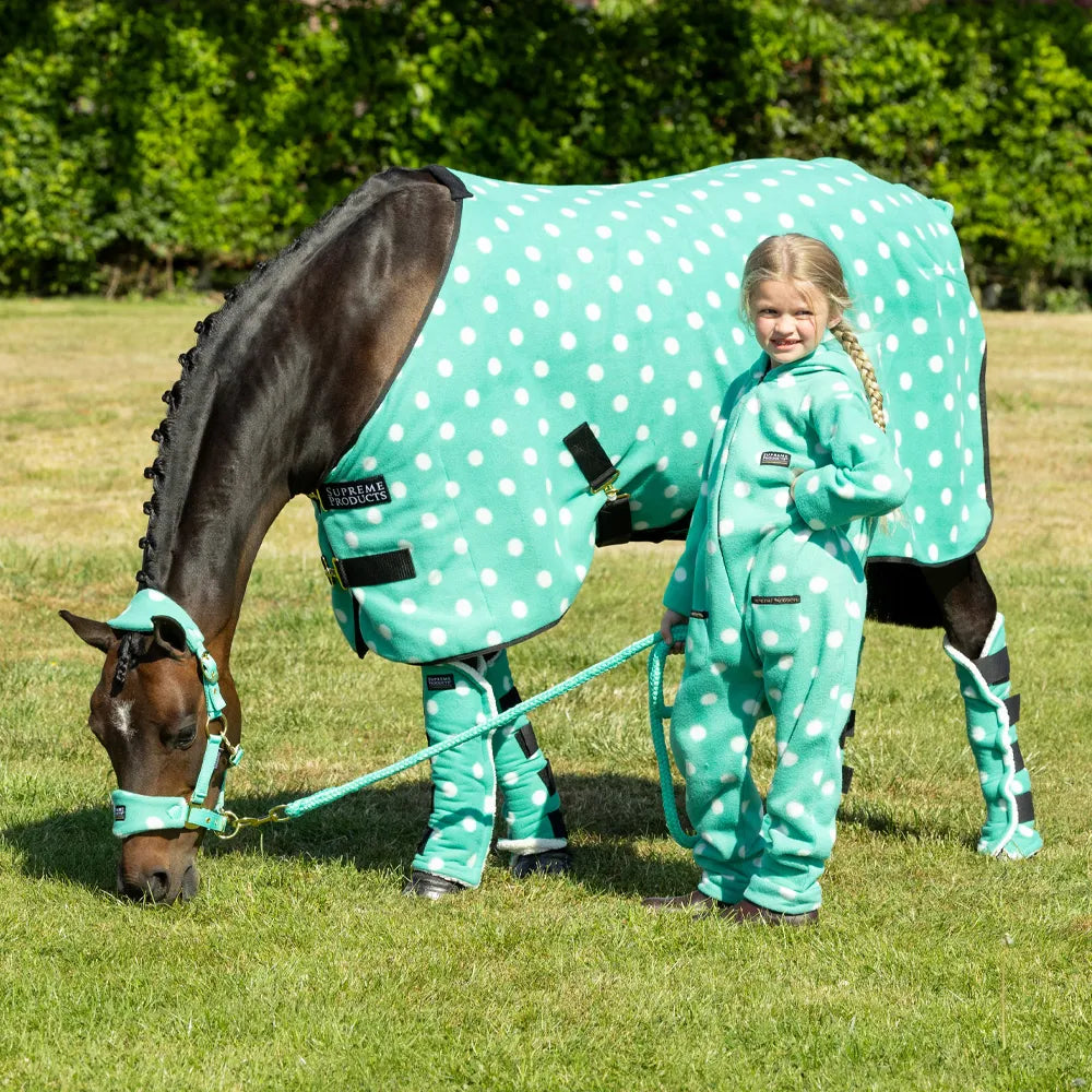 Supreme Products Dotty Fleece Boots #colour_gorgeous-green