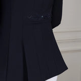 Coldstream Hermitage Diamante Show Jacket #colour_navy