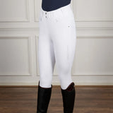 Coldstream Next Generation Hermitage Diamante Breeches #colour_white