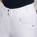 Coldstream Next Generation Hermitage Diamante Breeches #colour_white