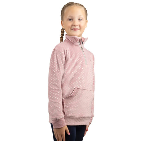 Sydney Star Fleece by Little Rider #colour_dusty-pink