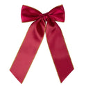 Supreme Products Picture Perfect Long Hair Bows #colour_burgundy-gold