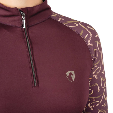 Hy Equestrian Elevate Heritage Base Layer #colour_berry