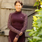 Hy Equestrian Elevate Heritage Base Layer #colour_berry