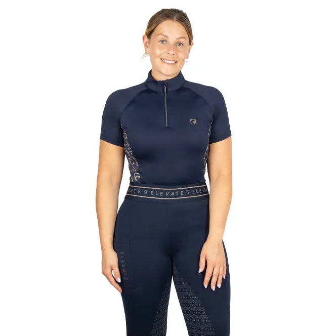 Hy Equestrian Elevate Heritage Short Sleeve Base Layer