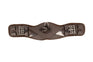 ProReaction Contoured TPU Vented Dressage Girth by Hy Equestrian #colour_brown