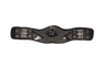 ProReaction Contoured TPU Vented Dressage Girth by Hy Equestrian #colour_black